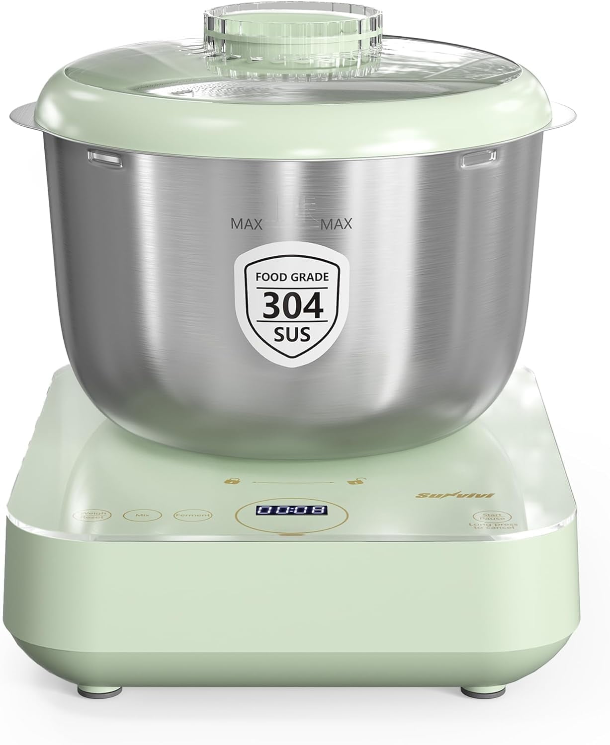 Superjoe Electric Dough Maker With Ferment Function, 5.2 Qt, 304 ...