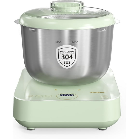 Superjoe Electric Dough Maker With Ferment Function, 5.2 Qt, 304 Stainless Steel Bowl, Green