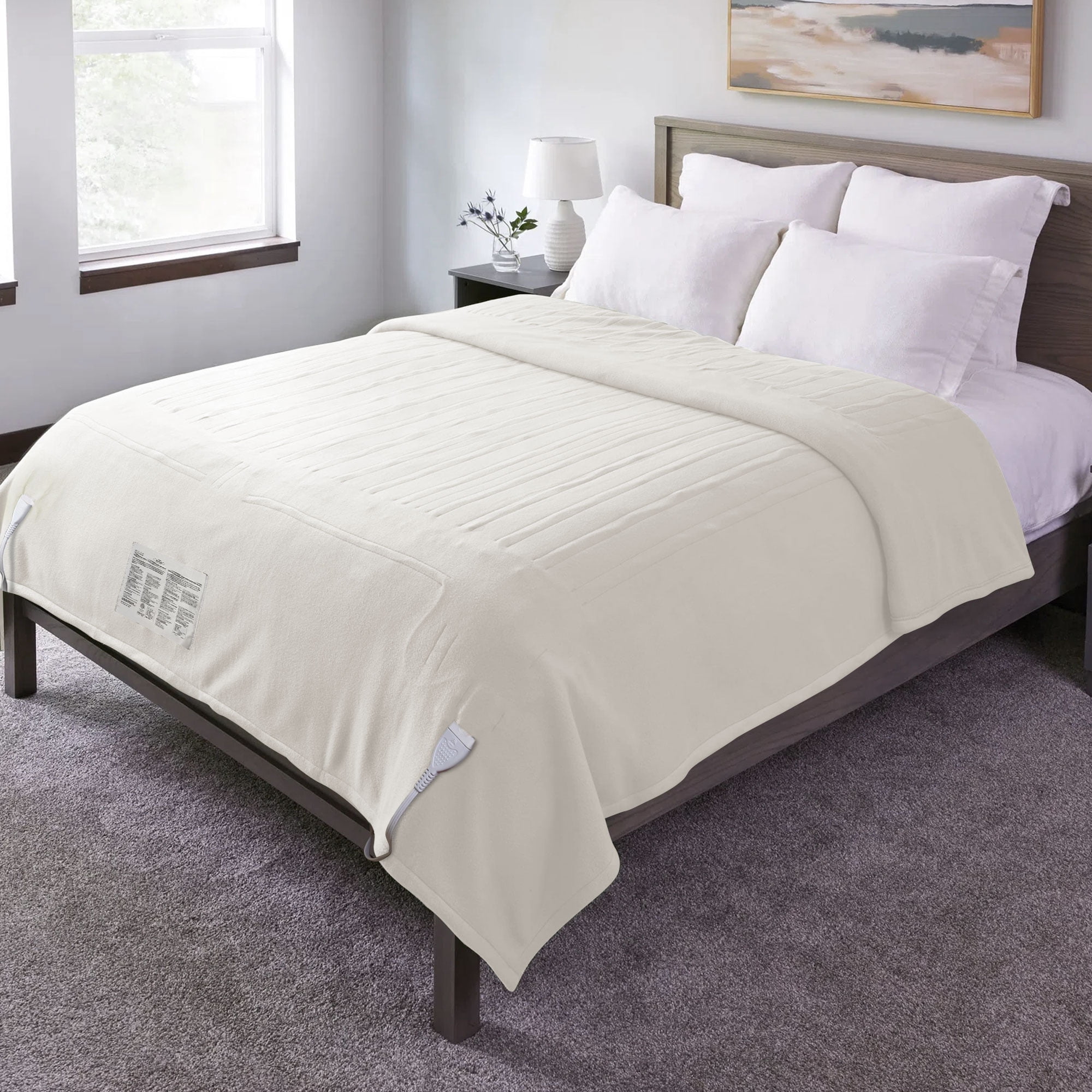 Superjoe Electric Heated Blanket, 100'' x 90'' King Size Blanket with