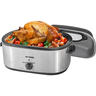 Superjoe Roaster Oven 1500 Watts 26 qt Electric Rotisserie and Roaster