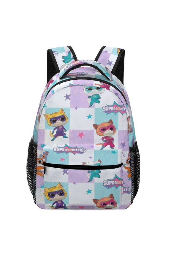 Superkitties Cute Backpack Lightweight Travel Bag Can Also Be Used As A Laptop Bag One size