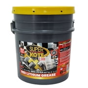 Red and Tacky Lithium Grease, EP2 Extreme Pressure - 35LB. 5 Gallon Pail