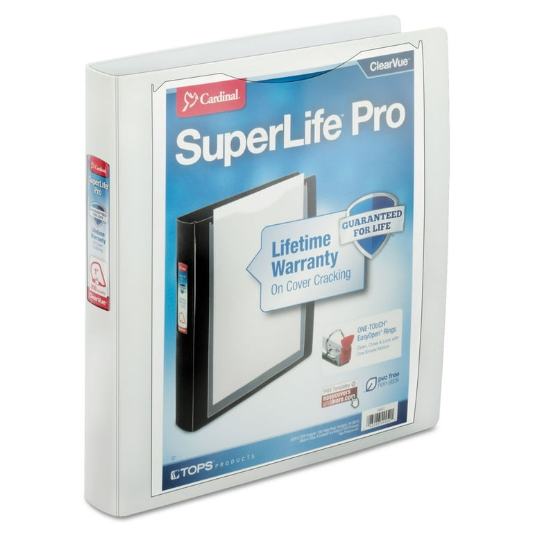 Cardinal SuperLife EasyOpen Locking Slant-D Ring Binder, Sold as 1 Each Cardinal SuperLife EasyOpen Locking Slant-D Ring Binder, Sold as 1 Each