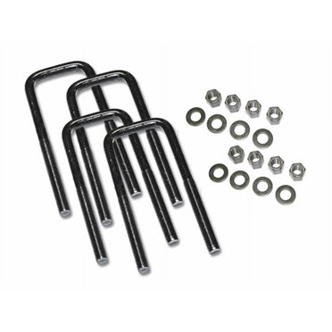 Rough Country 9/16-inch Square U-Bolts 2.5 X 12.5 For Suspension Lift Kits (Pair)