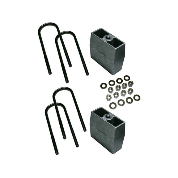 Superlift 9359 Suspension Leaf Spring Block Kit; 5 in.; w/3 7/8 Axle tube; w/Top Mounted Overload Leaf;