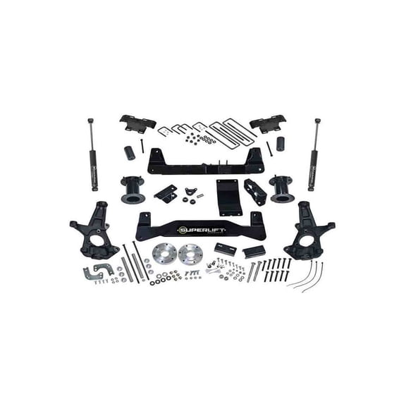 Superlift K160 Suspension Lift Kit W/Shocks Fits Sierra 1500 Silverado 1500 Fits select: 2014-2018 CHEVROLET SILVERADO, 2014-2018 GMC SIERRA