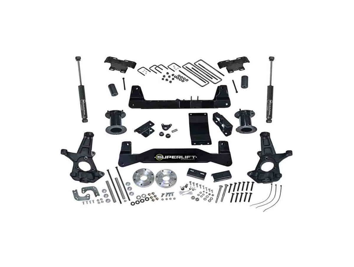 Superlift K161 Suspension Lift Kit W/Shocks Fits select: 2014-2018 CHEVROLET SILVERADO, 2014-2018 GMC SIERRA