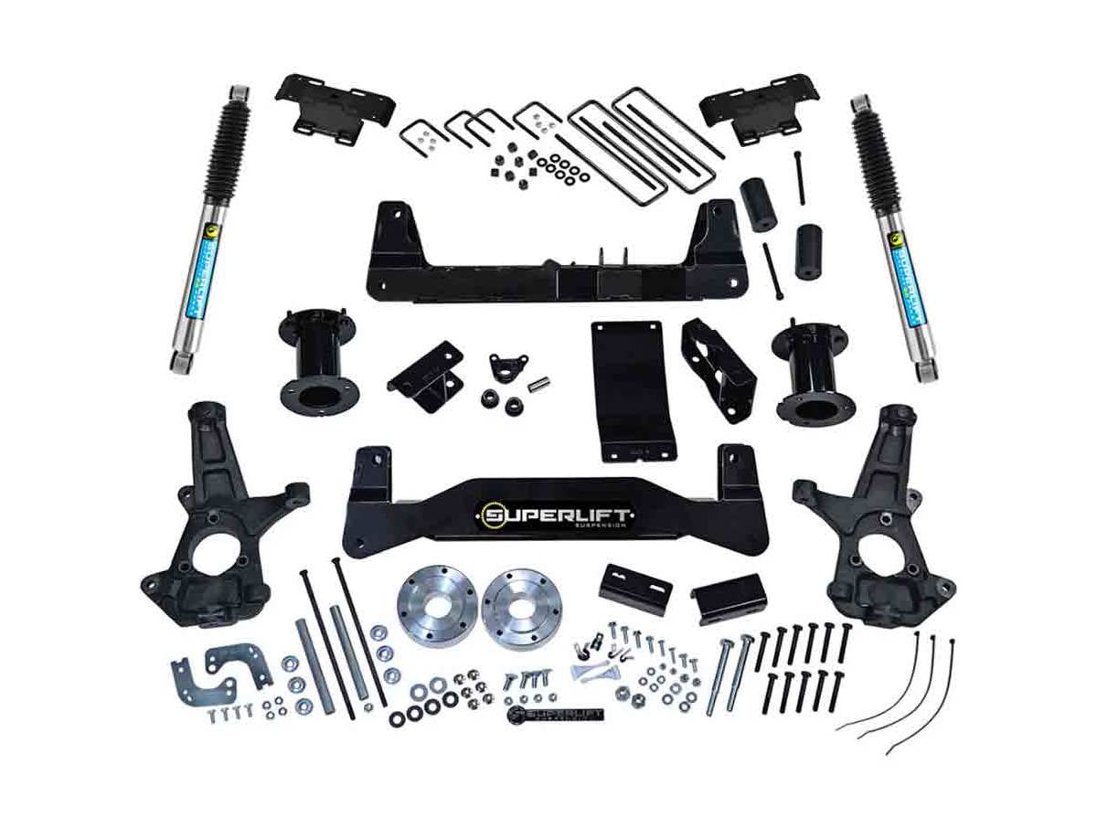 Superlift K161b Suspension Lift Kit W/Shocks Fits select: 2014-2018 CHEVROLET SILVERADO, 2014-2018 GMC SIERRA