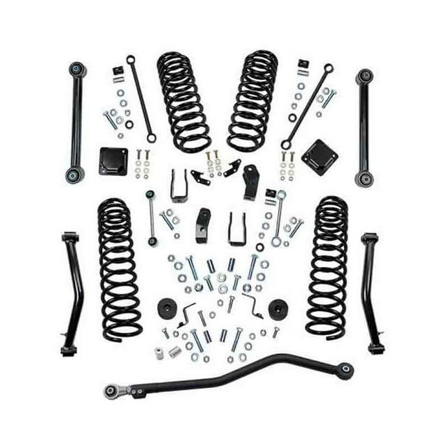 Superlift K196 4" Lift Kit Complete Lift Kit with Shock Relocation Brackets & Rear Upper