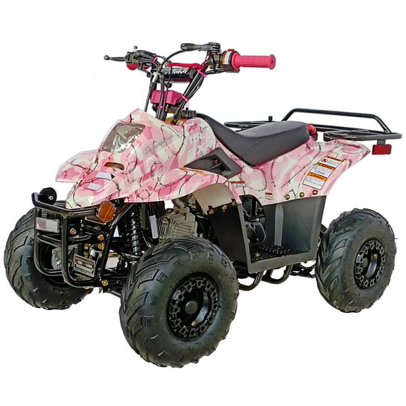 Supermach 4-Wheeler Gas 110cc ATV with Automatic Transmission