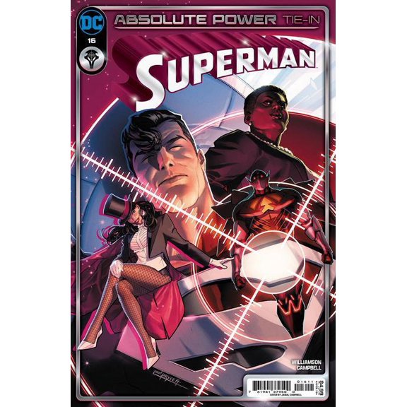 Superman #16 Cvr A Jamal Campbell (absolute Power) DC Comics Comic Book