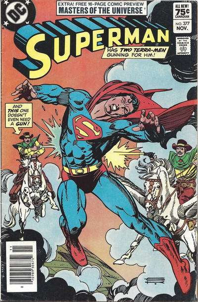 Superman (1st Series, Canadian Edition) #377 VF ; DC Comic Book