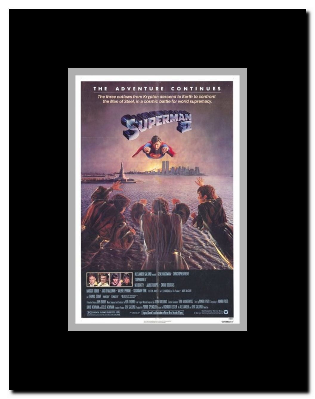 Superman 2 Framed Movie Poster