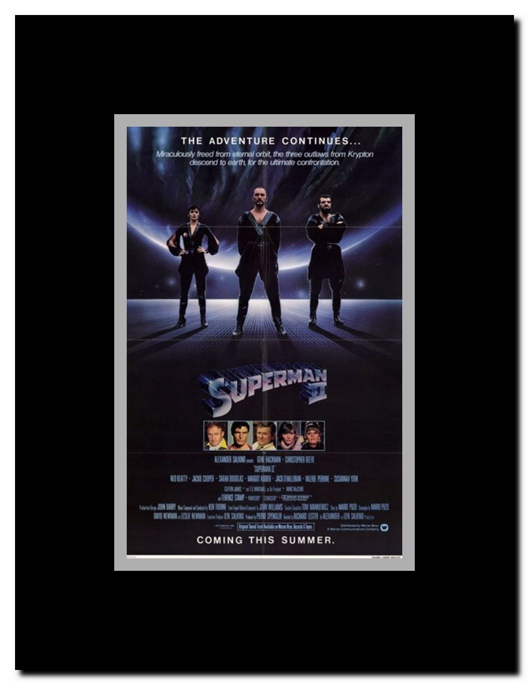 Superman 2 Framed Movie Poster