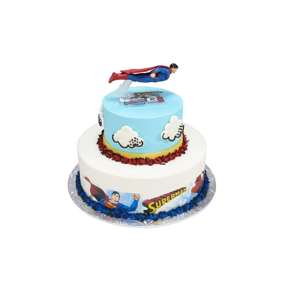 Superman 2 Tier Cake