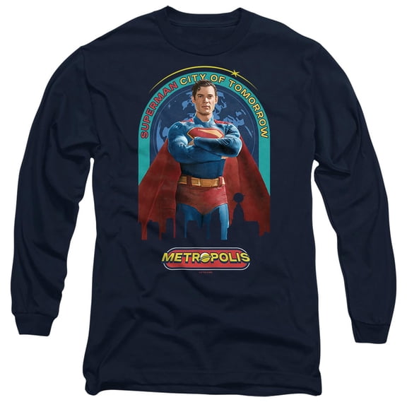 Superman 2025 City of Tomorrow Unisex Adult Long-Sleeve T Shirt