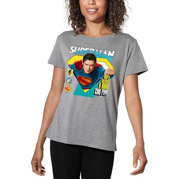 Superman 2025 Comic Flight Women's Loose T-Shirt