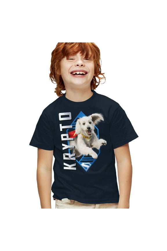 Krypto Diamond Kids T Shirt for Youth Boys and Girls