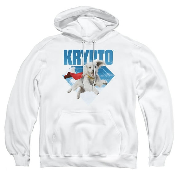 Superman 2025 Krypto Jump Adult Pull-Over Hoodie