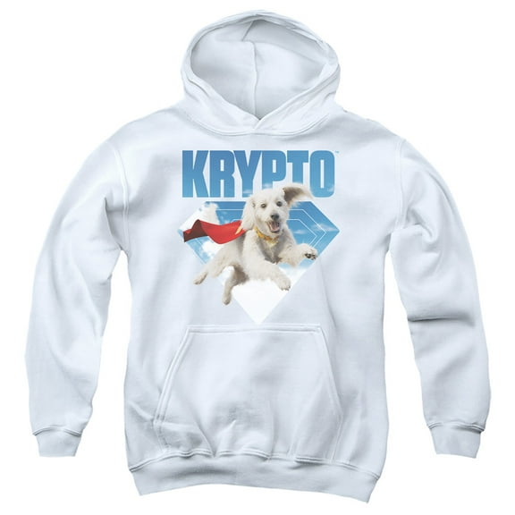 Superman 2025 Krypto Jump Youth Kids Boy/Girls Pull-Over Hoodie