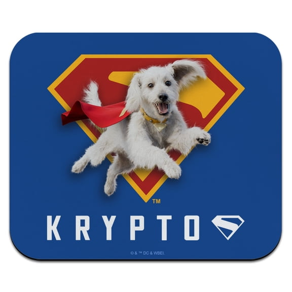 Superman 2025 Krypto Shield Low Profile Mousepad