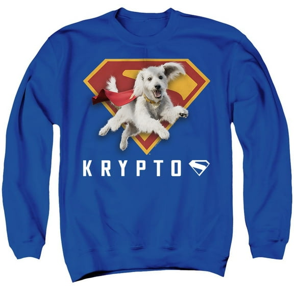 Superman 2025 Krypto Shield Unisex Adult Crewneck Sweatshirt