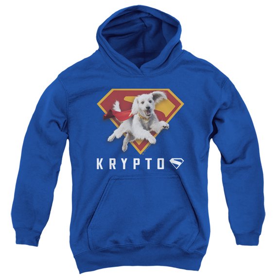Superman 2025 Krypto Shield Youth Kids Boy/Girls Pull-Over Hoodie