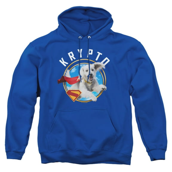 Superman 2025 Krypto Sky Adult Pull-Over Hoodie