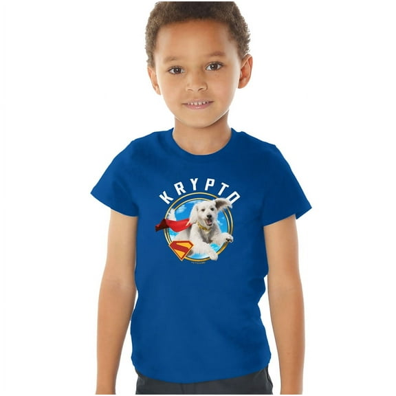 Superman 2025 Krypto Sky Kids T Shirt (2) for Toddler Boys and Girls