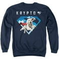 thumbnail image 1 of Superman 2025 Krypto Sky Shield Unisex Adult Crewneck Sweatshirt, 1 of 6