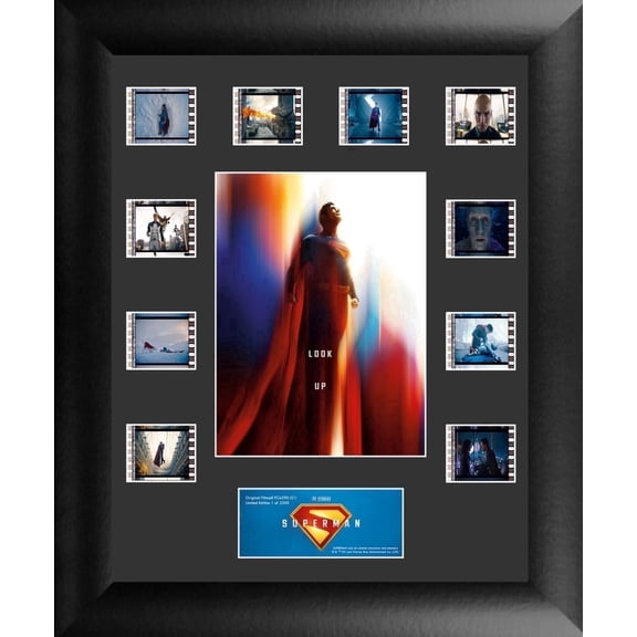 Superman 2025 (Look Up) Mini Montage Framed FilmCells Presentation USFC6590