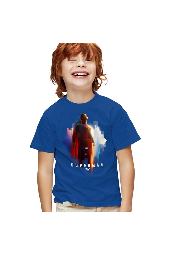 Look Up Shield Kids T Shirt for Youth Boys and Girls