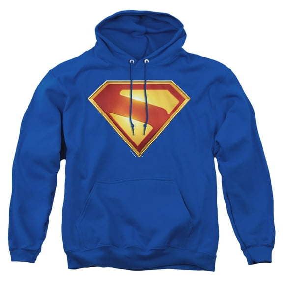 Superman 2025 New Logo Color Adult Pull-Over Hoodie