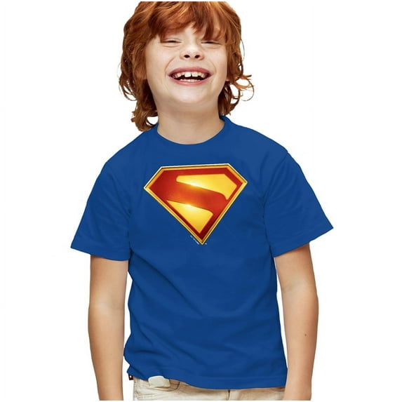 Superman 2025 New Logo Color Kids T Shirt for Youth Boys and Girls
