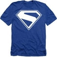 thumbnail image 1 of Superman 2025 New Logo White Unisex Adult Heather T Shirt, 1 of 4