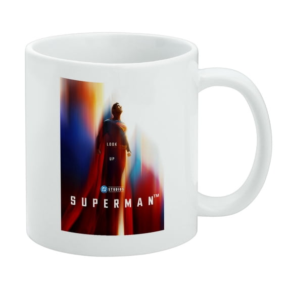 Superman 2025 Poster Ceramic Mug 11oz White