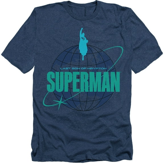 Superman 2025 Round the World Unisex Adult Heather T Shirt