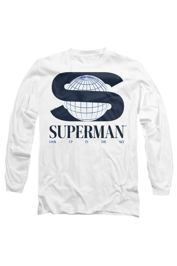 S World Logo Unisex Adult Long-Sleeve T Shirt