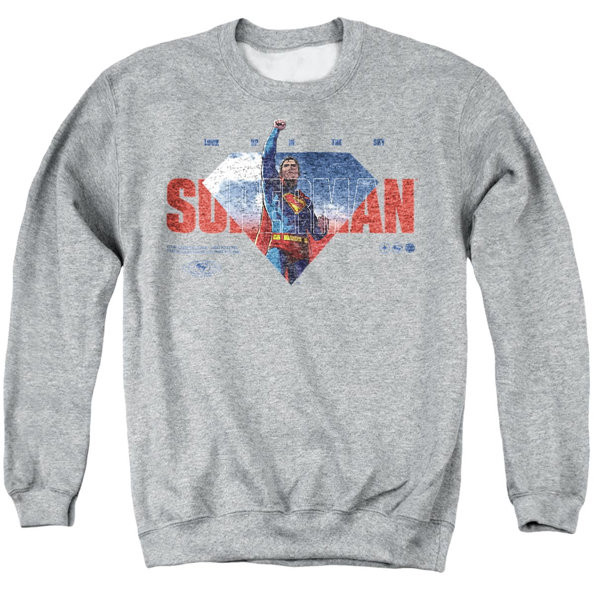Sweat Capuche Femme DC Comics Superman - Bleu, Taille S/M, Neuf Avec étiquettes