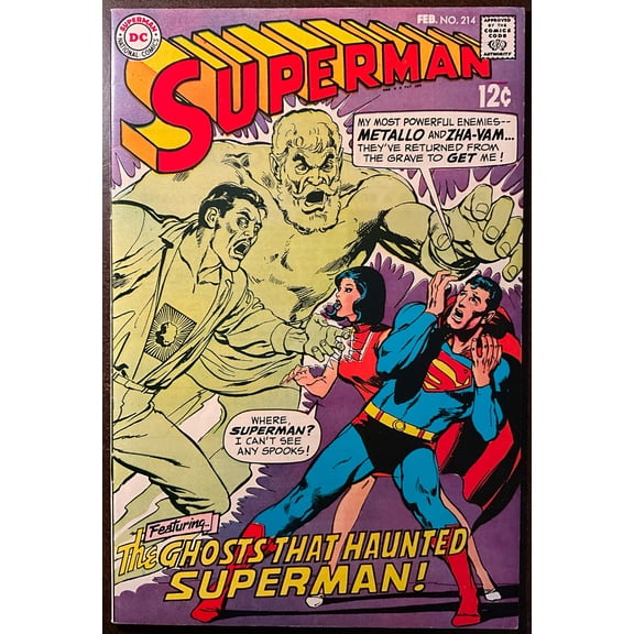 Superman #214 Comic Book