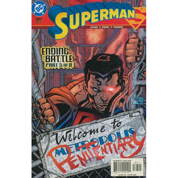 Superman (2nd Series) #187 VF ; DC Comic Book