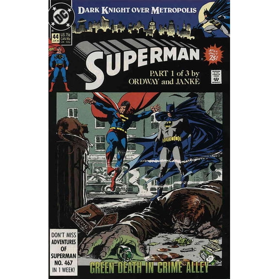 Superman (2nd Series) #44 VF ; DC Comic Book