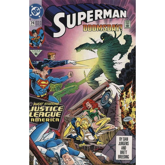 Superman (2nd Series) #74 VF ; DC Comic Book