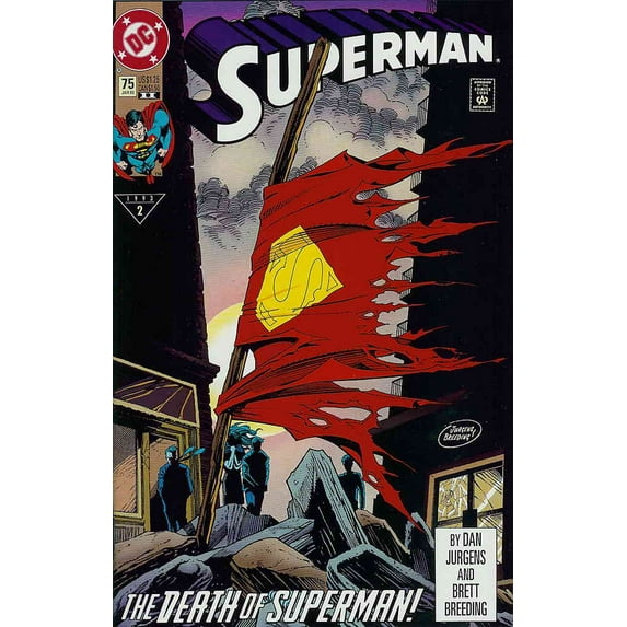 Superman (2nd Series) #75 (2nd) VF ; DC Comic Book