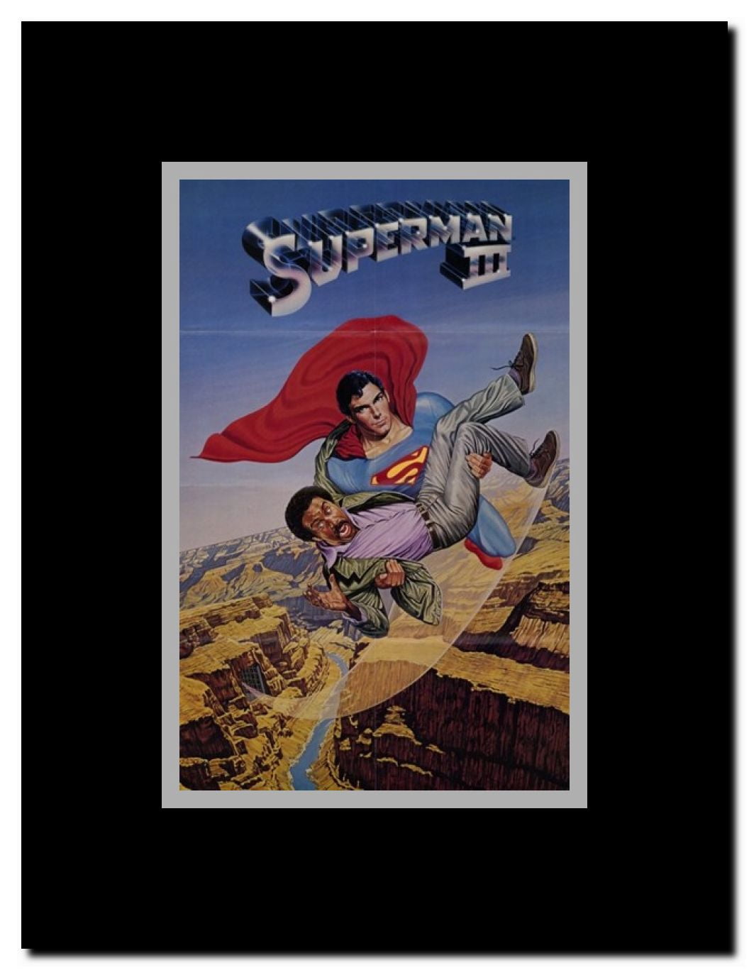 Superman 3 Framed Movie Poster