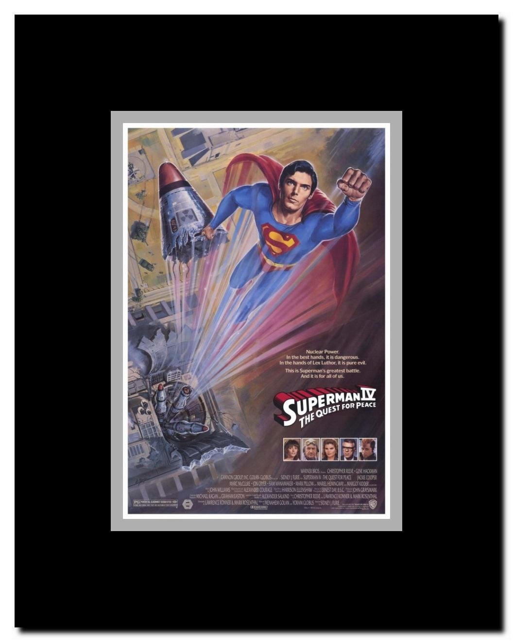 Superman 4: The Quest for Peace Framed Movie Poster