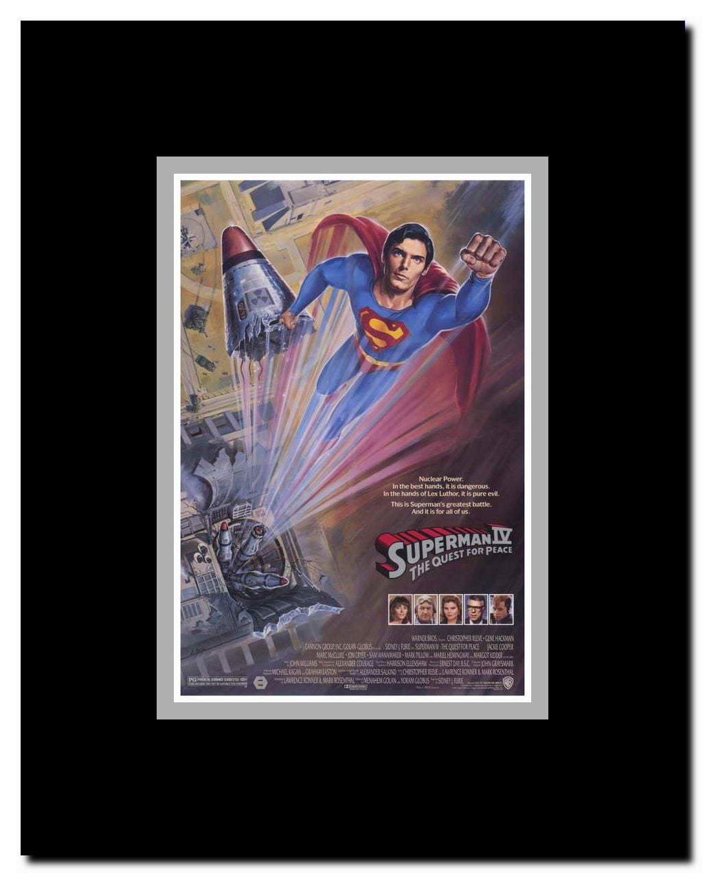 Superman 4: The Quest for Peace Framed Movie Poster