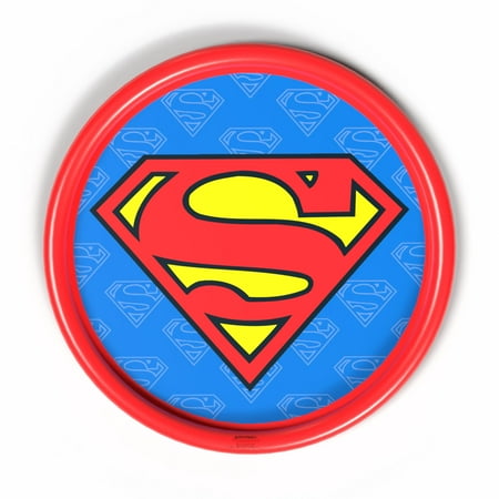 Superman 60" Inflatable Water Splashpad for Summer Fun and Water Play, Children & Toddlers Ages 2+