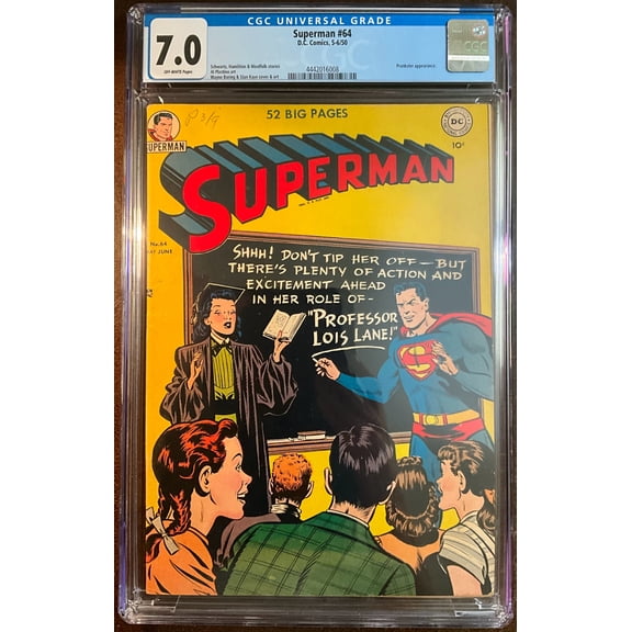 Superman #64 - CGC 7 Comic Book