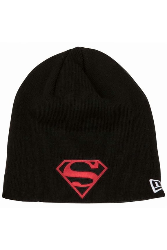 854364 Superman Classic Logo New Era Knit Beanie